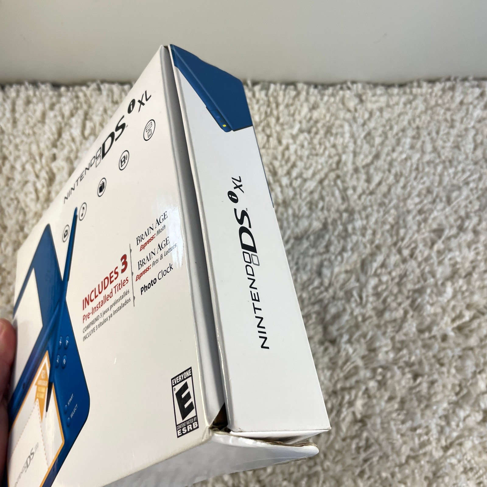 Nintendo DSi XL Midnight Blue Handheld Console System UTL-001 Complete in Box