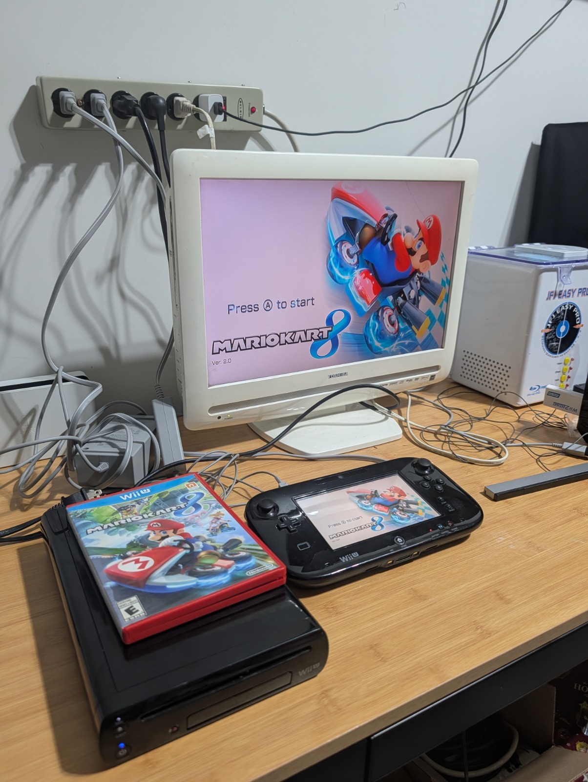 Nintendo Wii U Gaming 32GB Console Gamepad Complete Bundle Black 12 Games