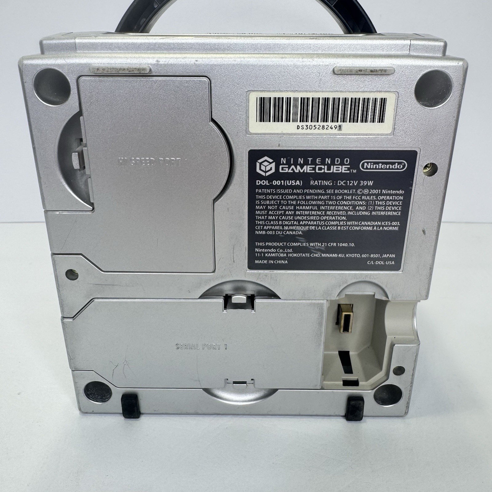 Nintendo GameCube Silver DOL-001 w/ 2 Games 1 Controller Memory Card – Tested –