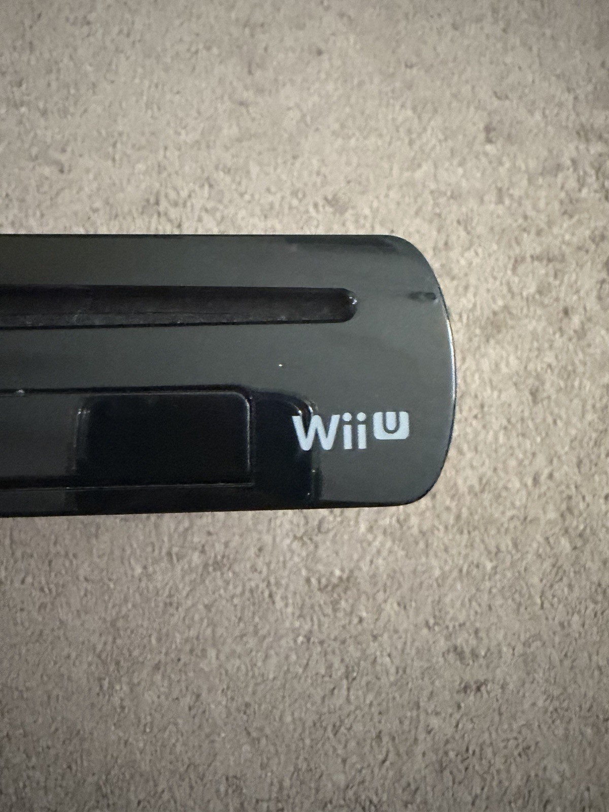 Nintendo Wii U WUP-101(02) Black Console Only With OEM Power Supply UNTESTED