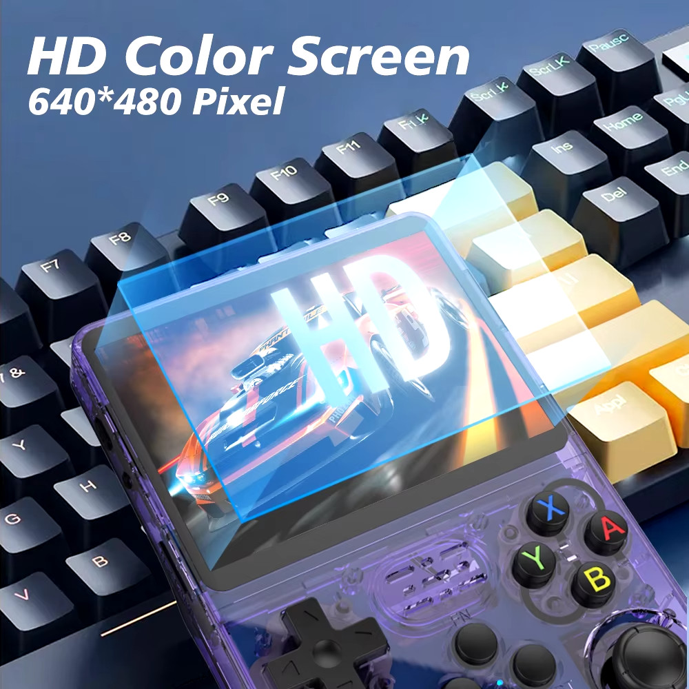 R36S Retro Handheld Video Game Console Linux System 3.5 Inch IPS Screen R35s Pro