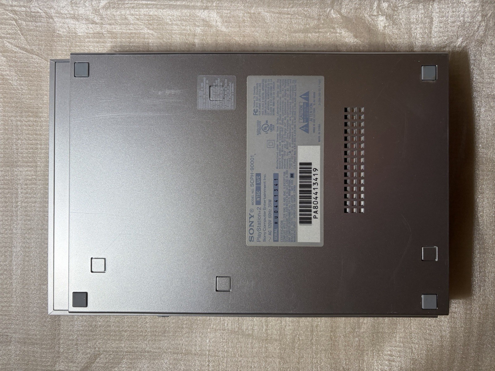 Sony PlayStation 2 PS2 Silver Slim Console In Box – SCPH-90001 – New Controller