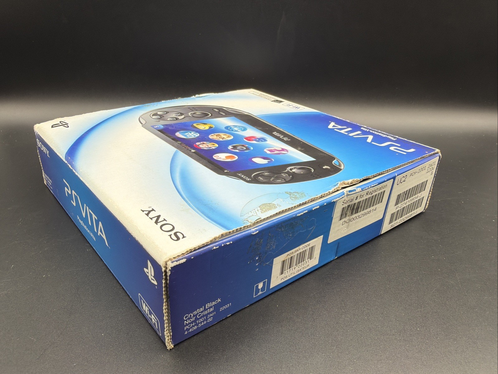 PlayStation Vita PS Vita Crystal Black w/8GB Card OLED Wi-Fi Console •READ DESC!