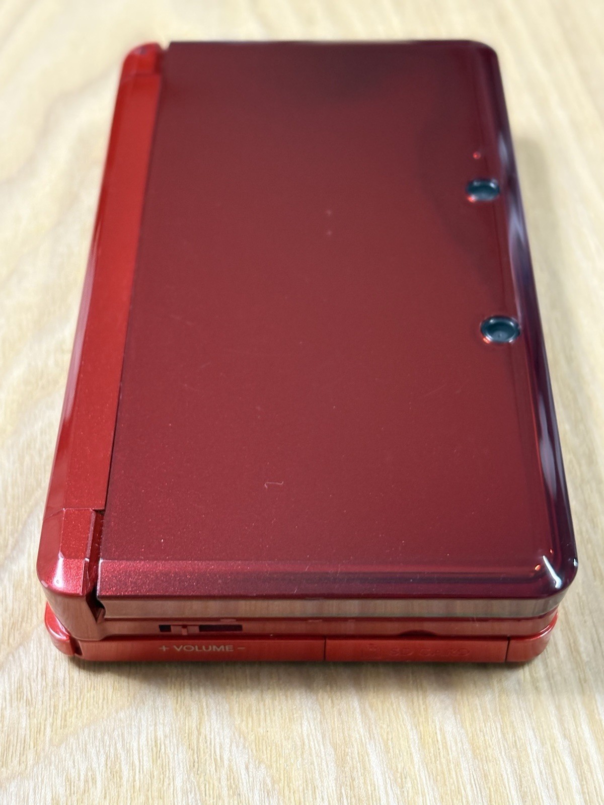 Nintendo 3DS Flame Red Console Tested Working Japan