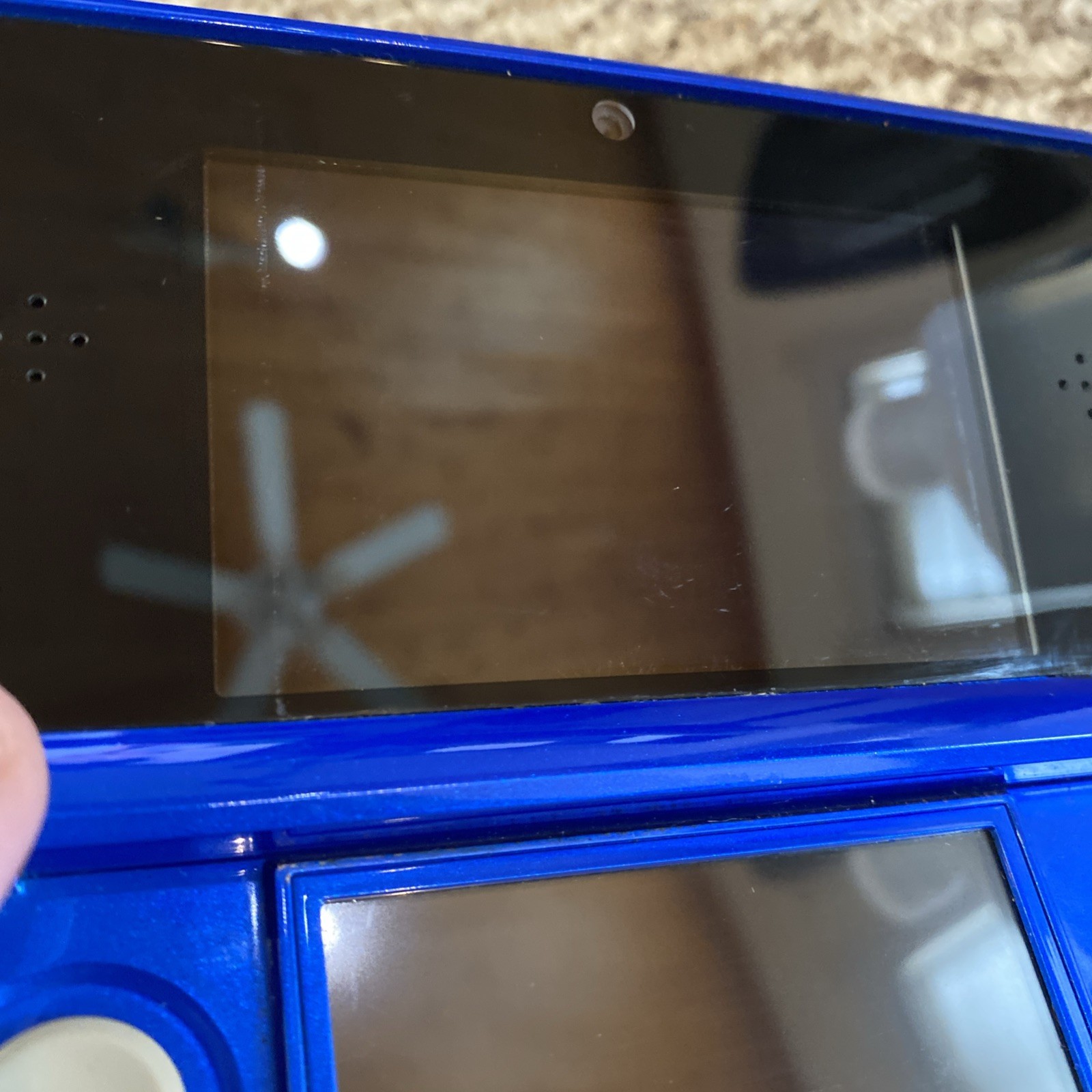 Nintendo 3DS Luigi’s Mansion: Dark Moon Cobalt Blue System w/Charger FREE Ship!