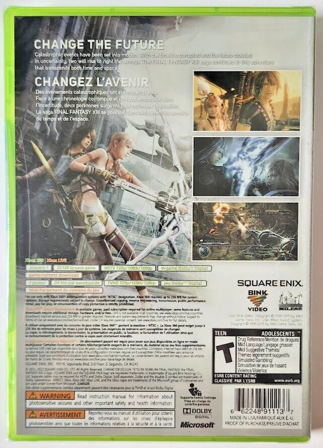 Final Fantasy XIII (Platinum Hits)/XIII-2/Lightning Returns: XIII X360 Special