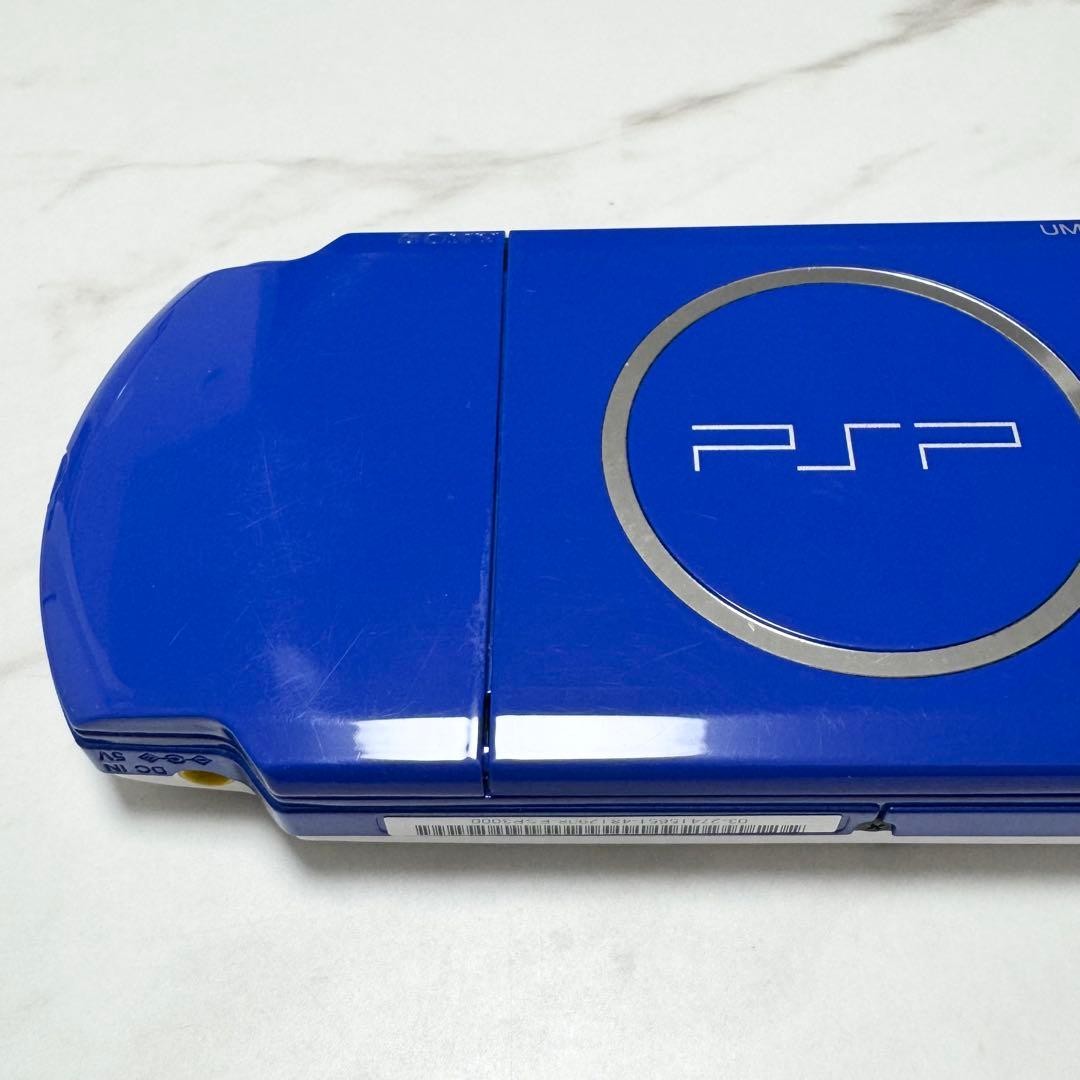 Sony PSP-3000 White Blue Console Tested Working Region Free