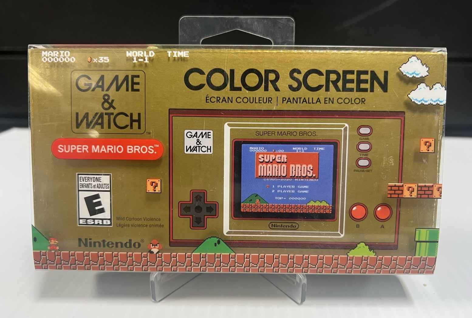 Nintendo Game & Watch: Super Mario Bros. (Box Only) preowned console not include