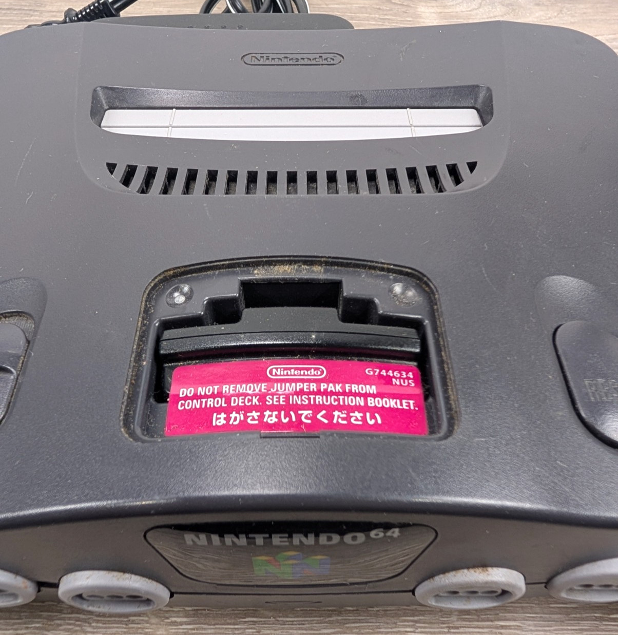 Nintendo 64 N64 Console System With Jumper Pack