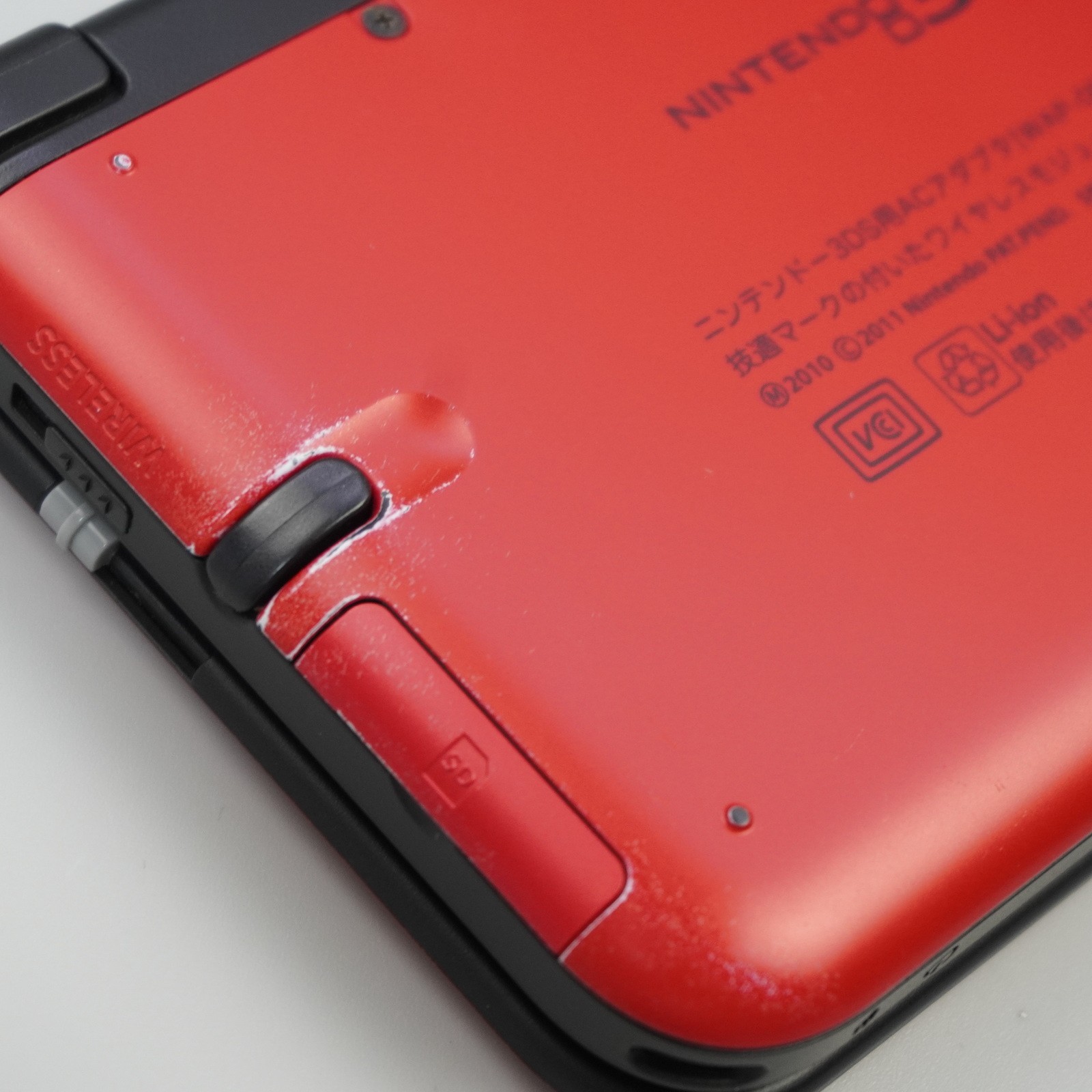 Nintendo 3DS XL LL Console Red Black Japanese ver CTR-001 (READ DESC) #5747