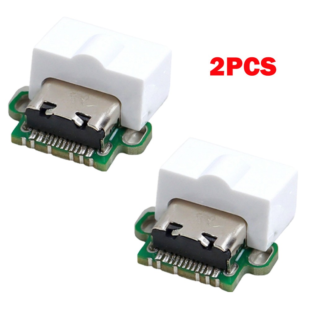 2x For Gameboy Advance SP GBA USB-C Mod With All White Insert Charger Upgrade