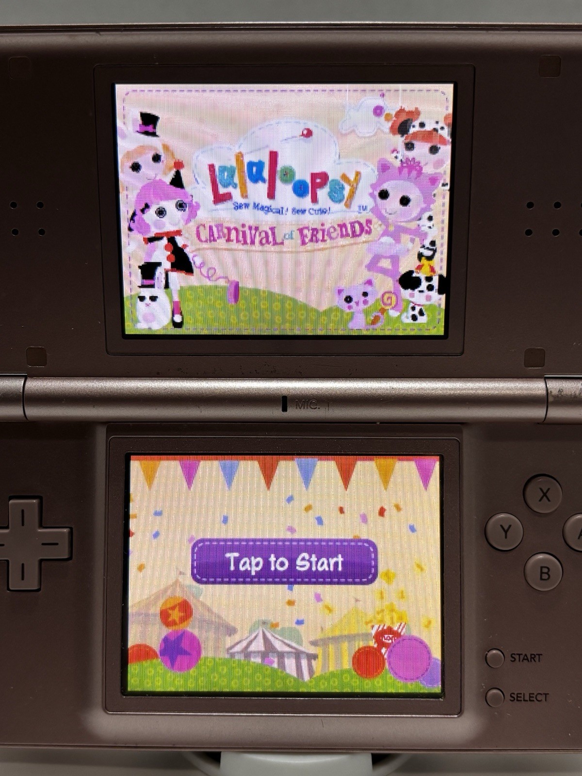 Nintendo DS Lite USG-001 Pink Handheld Console Bundle w/ 7 Games Charger Tested