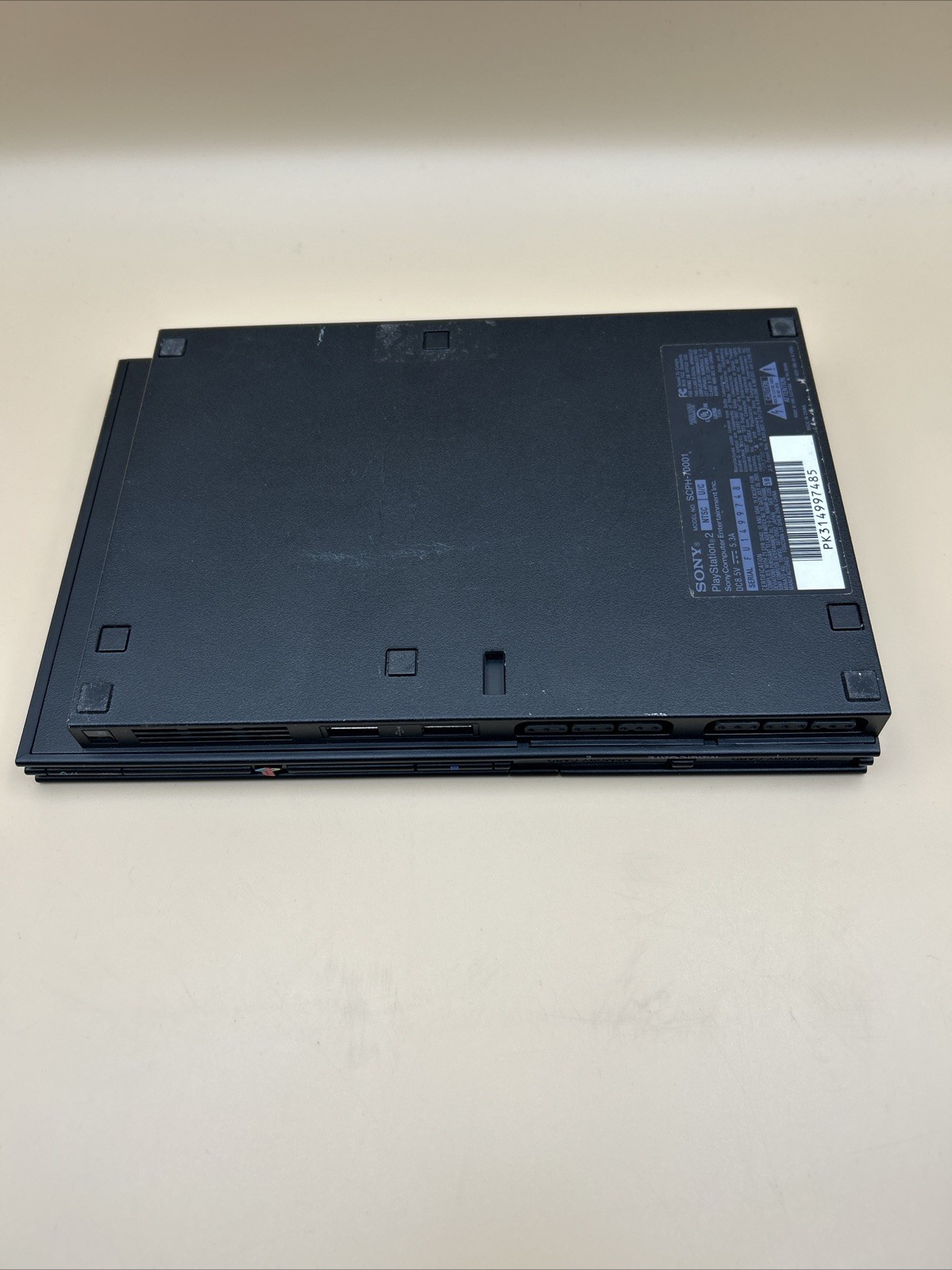 Sony playStation 2 Slim Launch Edición Charcoal Black,FOR PARTS READ DESCRIPTION