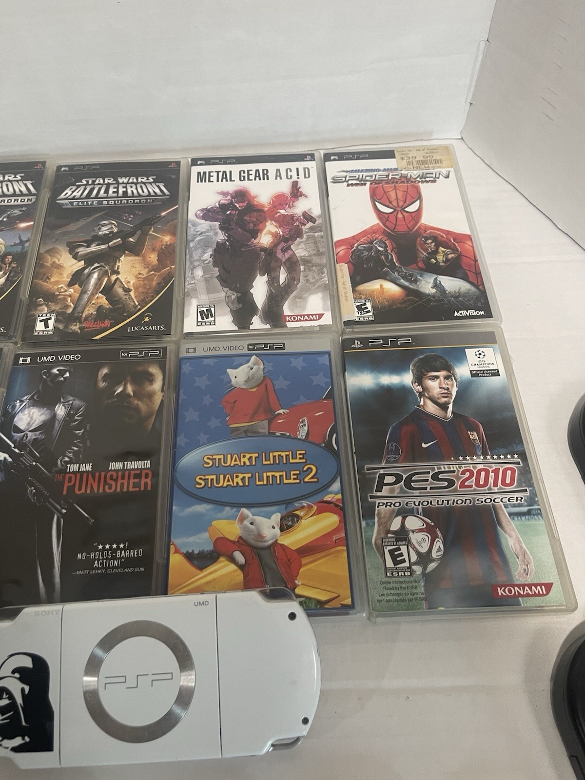 Star Wars Limited Edition Darth Vader PSP-2001 Bundle 20+ UMD’s READ, Chk Img