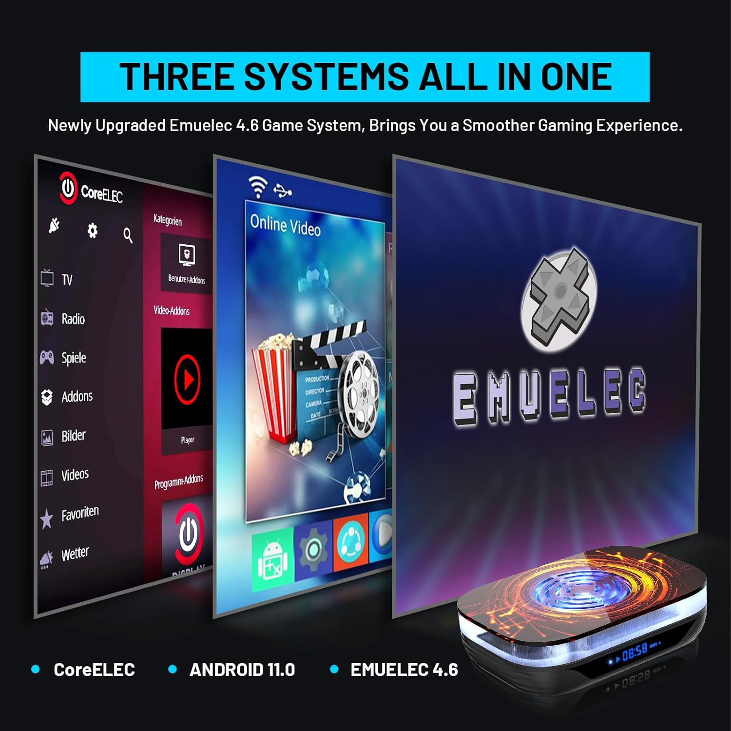 Super Console X4 plus Retro Game Consoles Built-In 65000+ Games, Plug and Play V