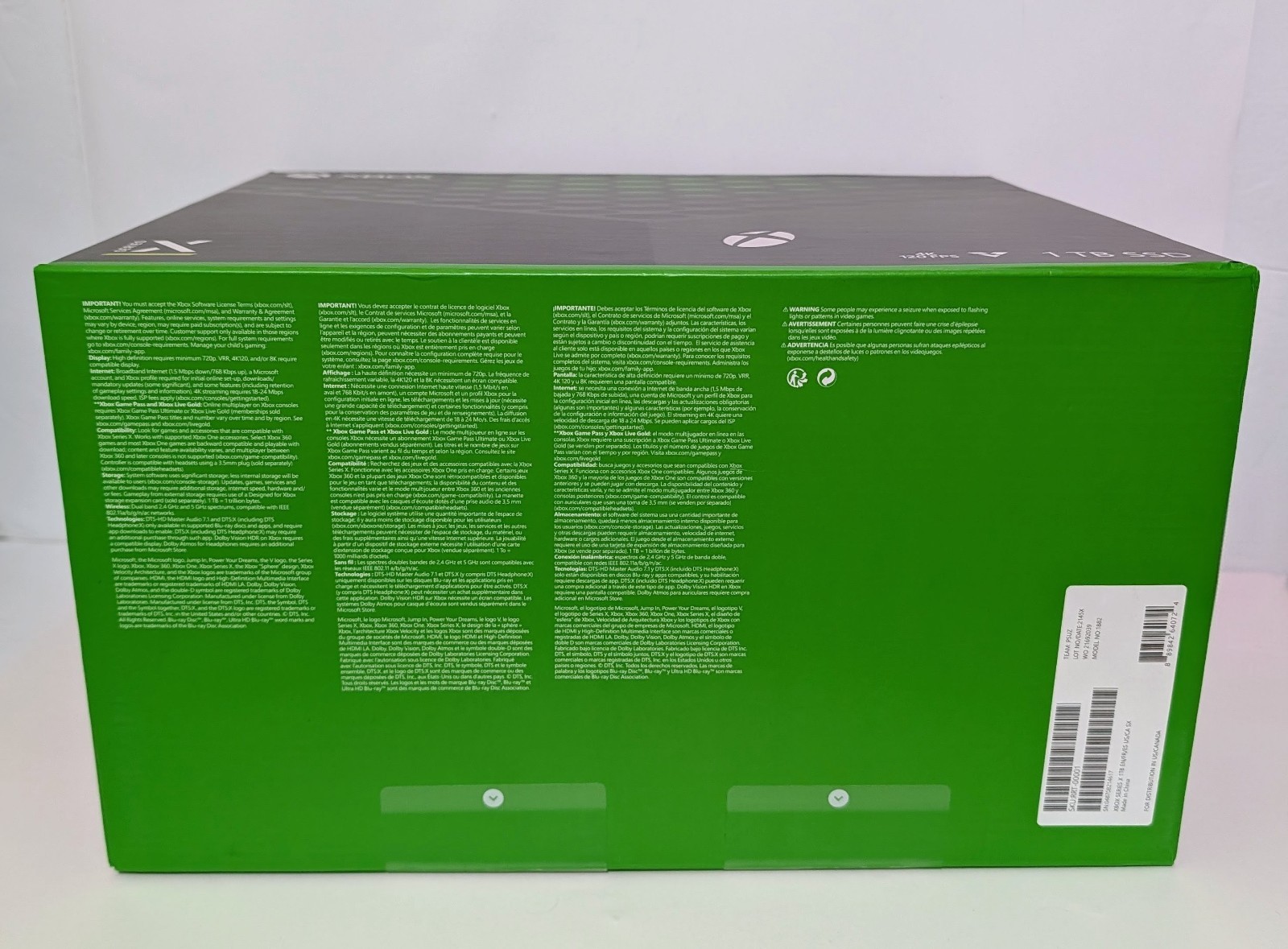 New Microsoft Xbox Series X 1TB Video Game Console – Black
