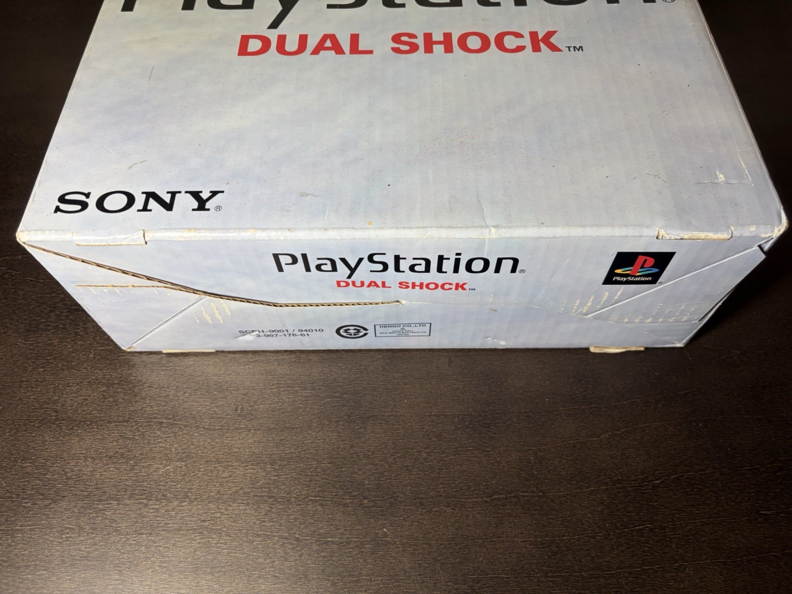 Sony PlayStation PS1 Gray Console SCPH-9001 Complete Green Tape Mint Cond