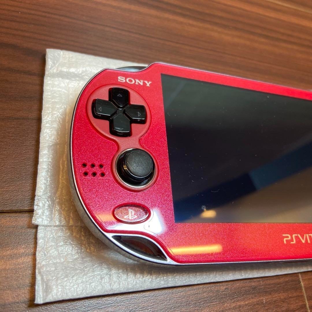 PSVita 1000 Cosmic Red Console 3686 From Japan