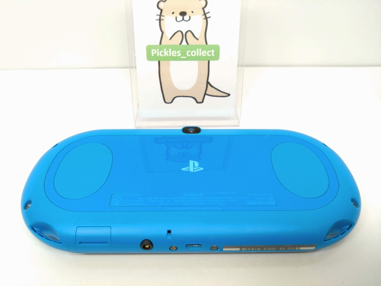 Sony PS Vita Aqua Blue PCH-2000 ZA23 Console only Wi-Fi PSV Slim Tested 0528K