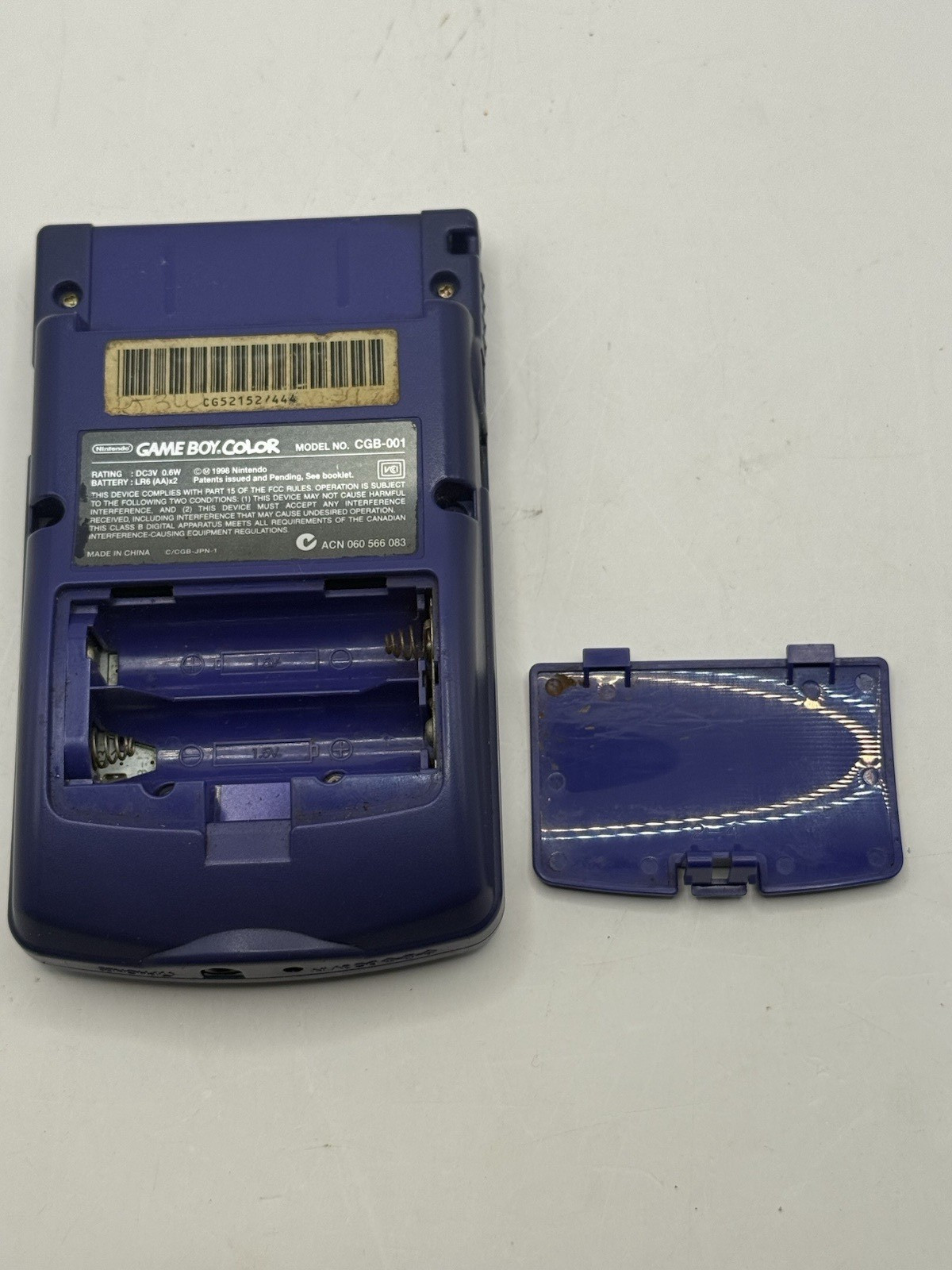 GameBoy Color Purple Grape Model CGB-001 & pokemon special pikachu, chrome cover