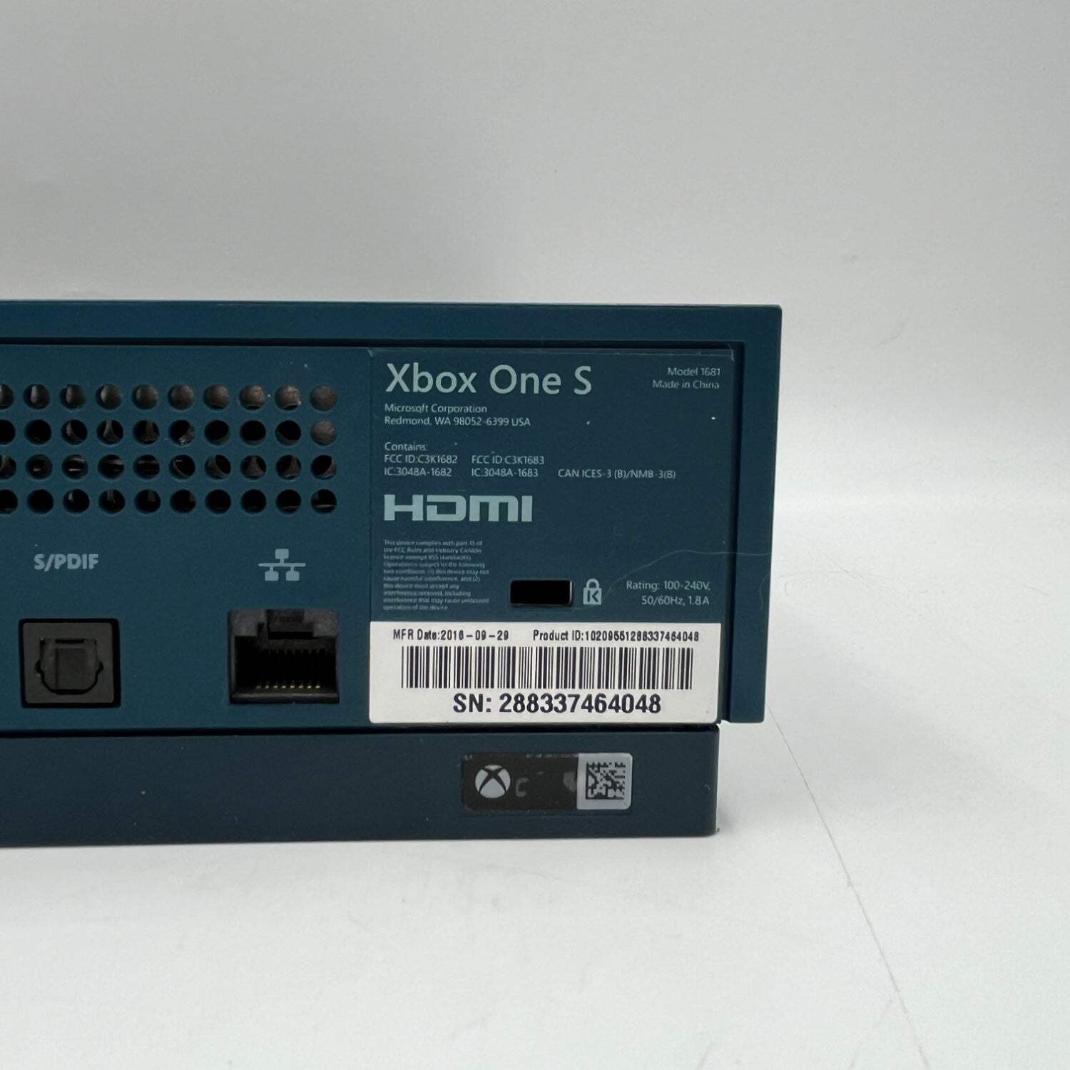 Microsoft Xbox One S 500GB Console Gaming System Deep Blue 1681