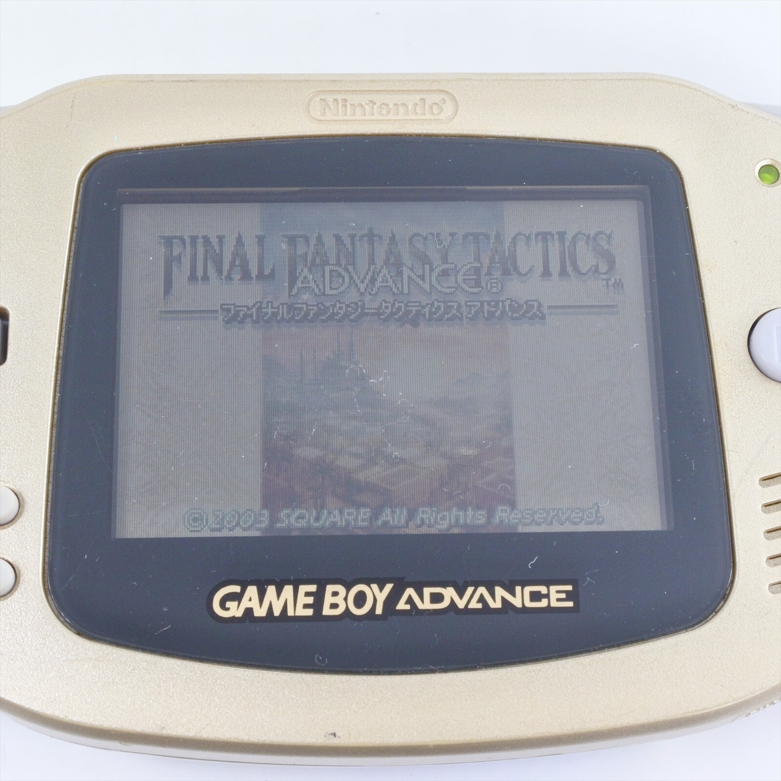 Gameboy Advance GOLD AGB-001 Console AH12184828 Nintendo CHINA gba