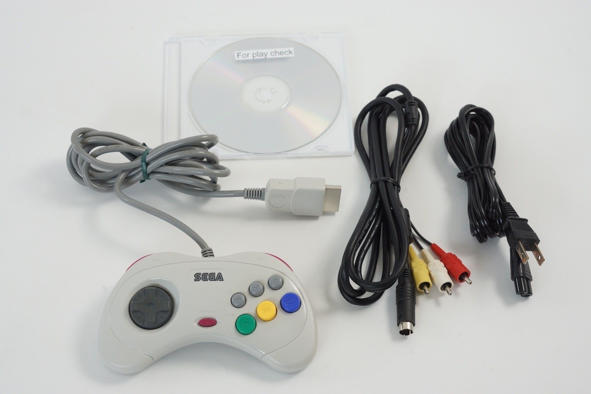 Sega Saturn Console Boxed WHITE HST-3220 Tested System SS NTSCJ Made in JAPAN 47