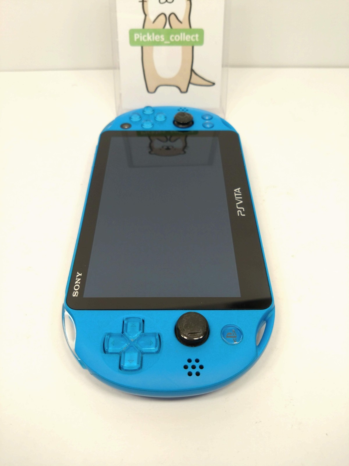 Sony PS Vita Aqua Blue PCH-2000 ZA23 Console only Wi-Fi PSV Slim Tested 0528K