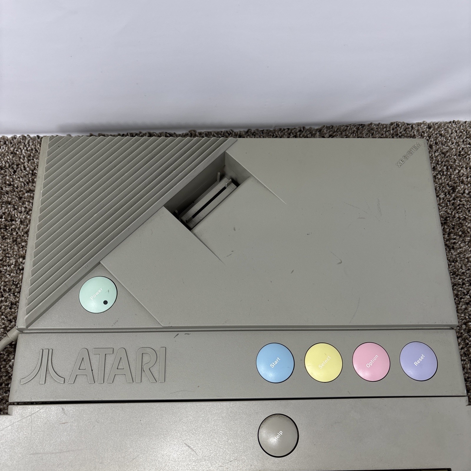 Atari XE Game Console Keyboard Game System Console Bundle Tested XEGS