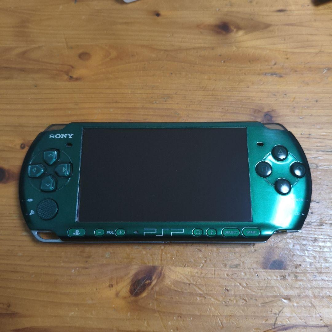 Near Mint Sony PSP-3000 Console Green Rare Color Region free
