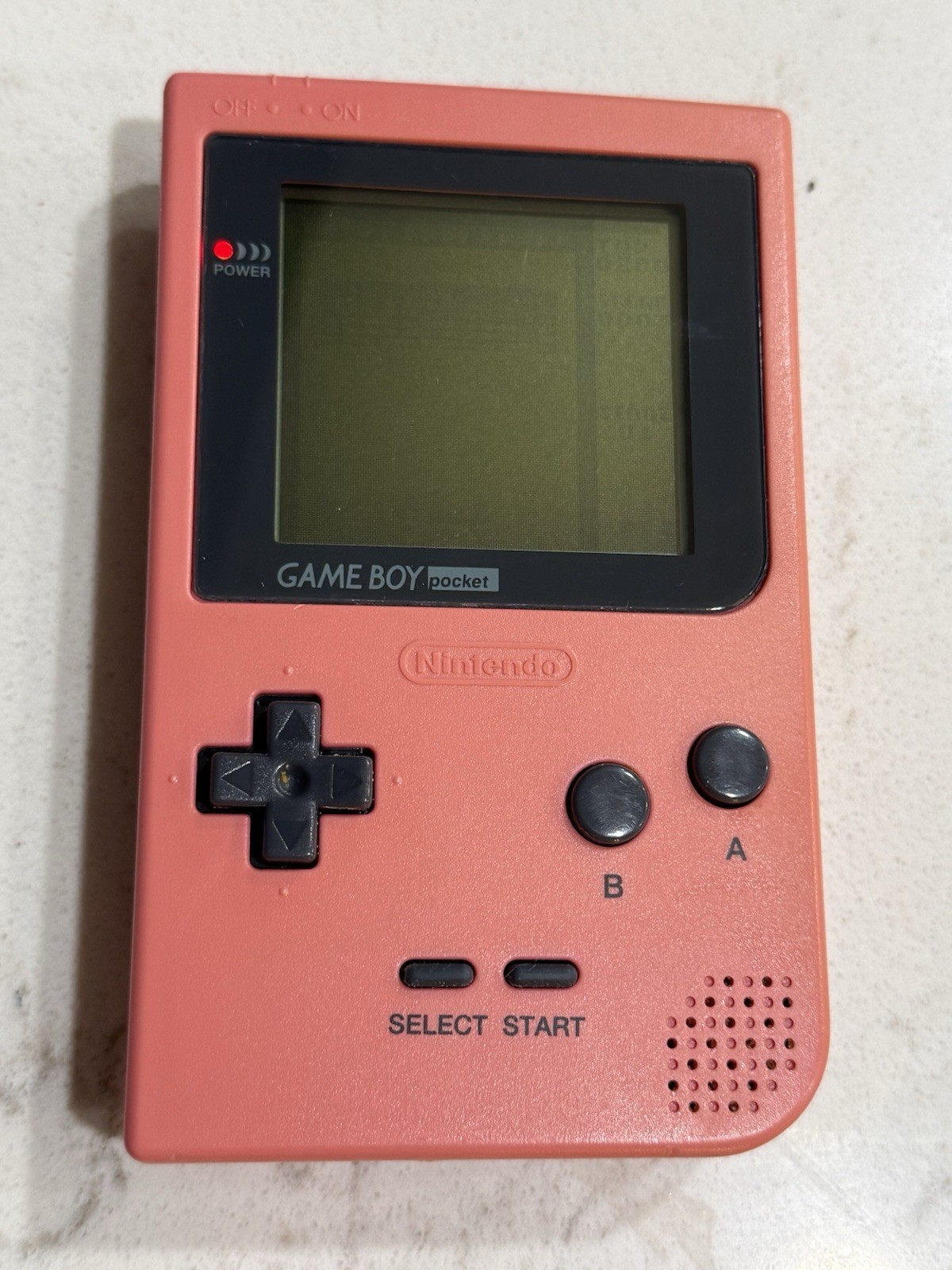 Nintendo Game Boy Pocket MGB-001 – Pink- 100% OEM – Working – Needs LCD READ