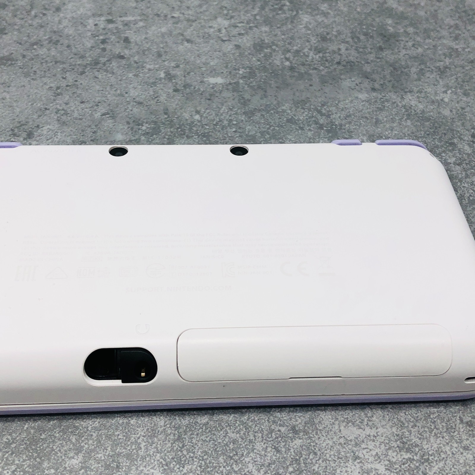[EX+3] New Nintendo 2DS XL LL White Lavender Console Working Japanese ver 5-129