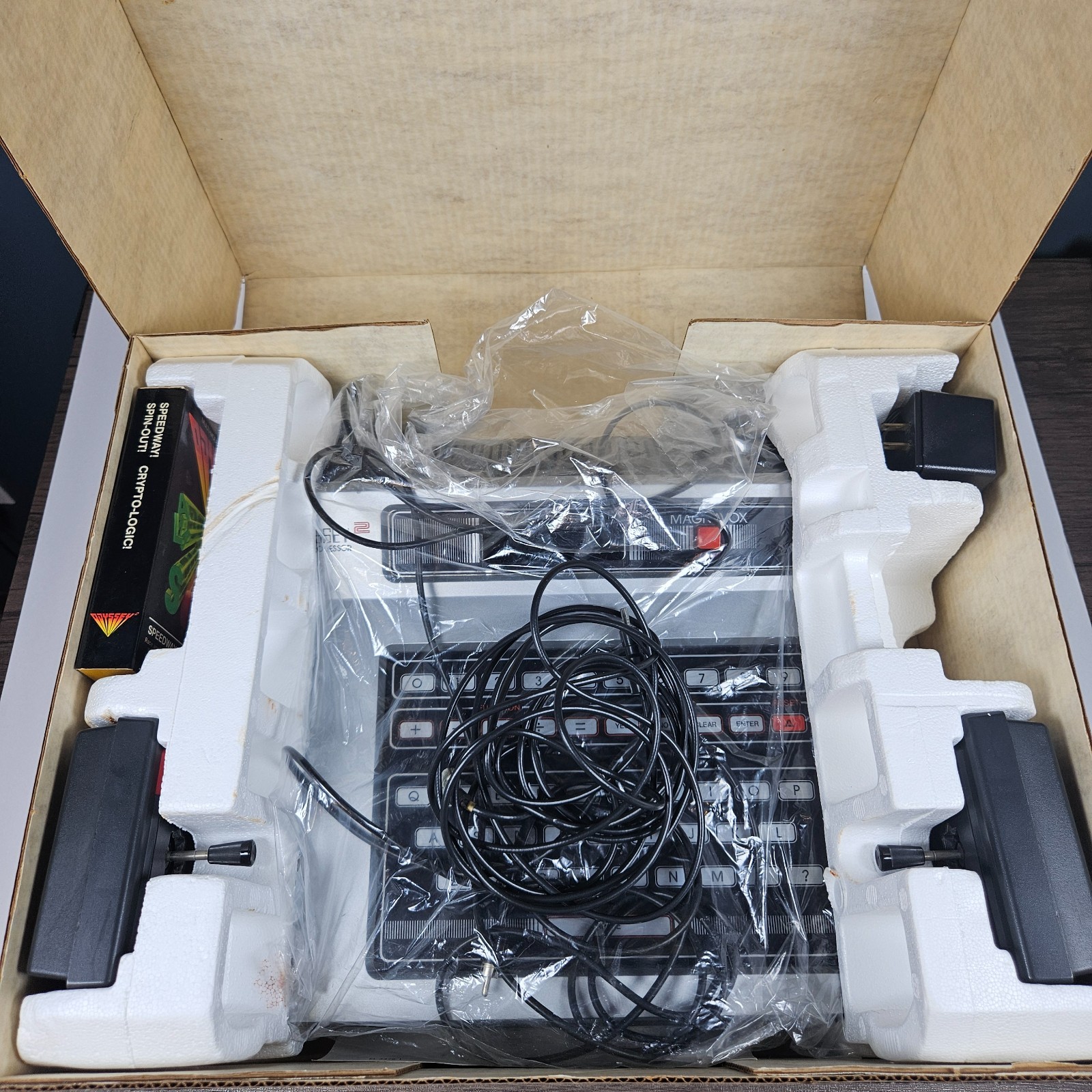 Magnavox Odyssey 2 CIB Launch Edition With Styrofoam, Plastic, and Paperwork