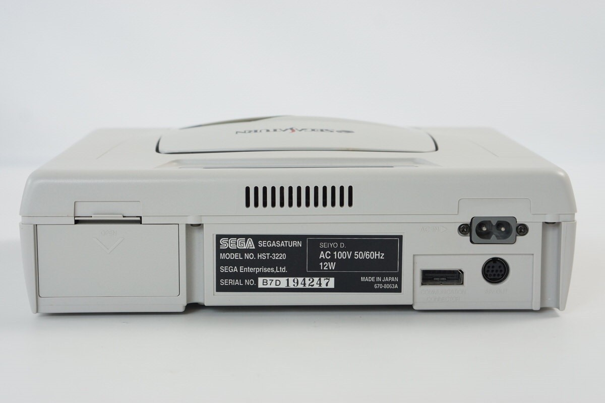 Sega Saturn Console Boxed WHITE HST-3220 Tested System SS NTSCJ Made in JAPAN 47