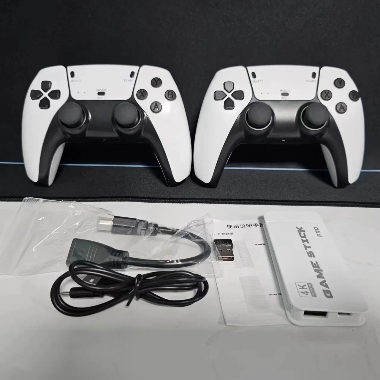 Retro Video Game Console 4K HDMI 20000+ 64G 2 Controller Wireless Game TV Stick
