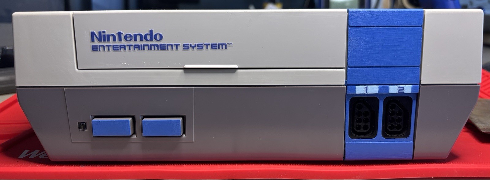 Custom Mega Man NES Nintendo Console NES-001 – Recapped, New VR, EXTRA CLEAN