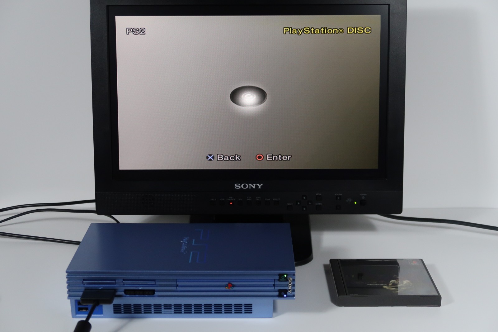 SONY Playstation 2 PS2 Console SCPH-39000 AQ AQUA Box Tested F/S Very Good
