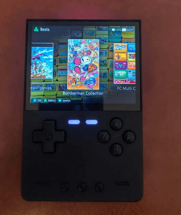 TrimUI Brick Black Retro Handheld Game Console with 64GB