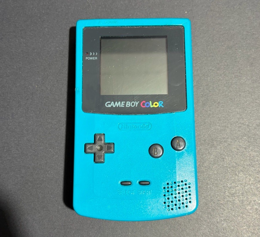 1998 Nintendo Game Boy Color Handheld Game Console CGB-001 Teal
