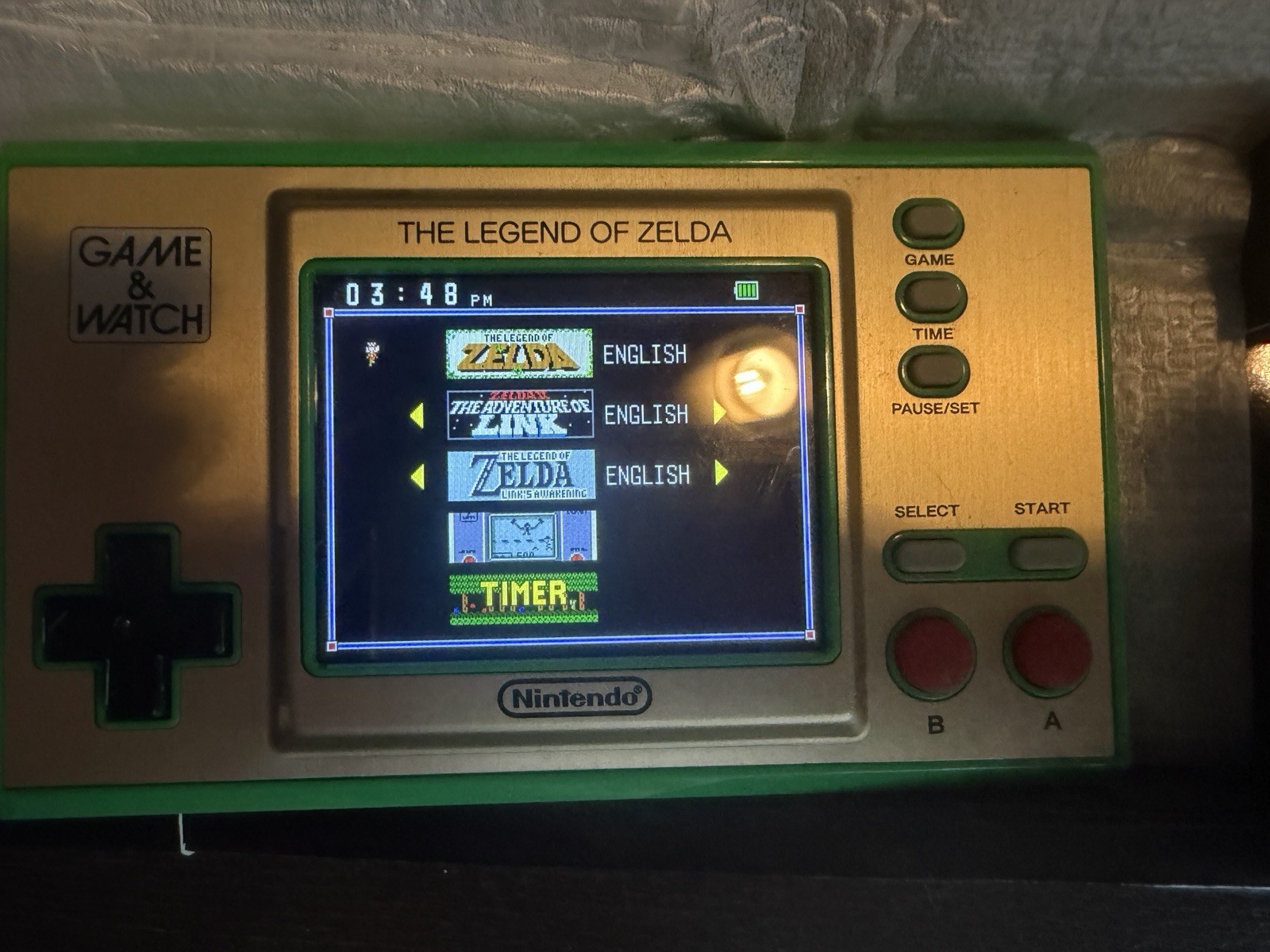 Nintendo Game & Watch Bundle: Super Mario Bros + Legend of Zelda Color Screen