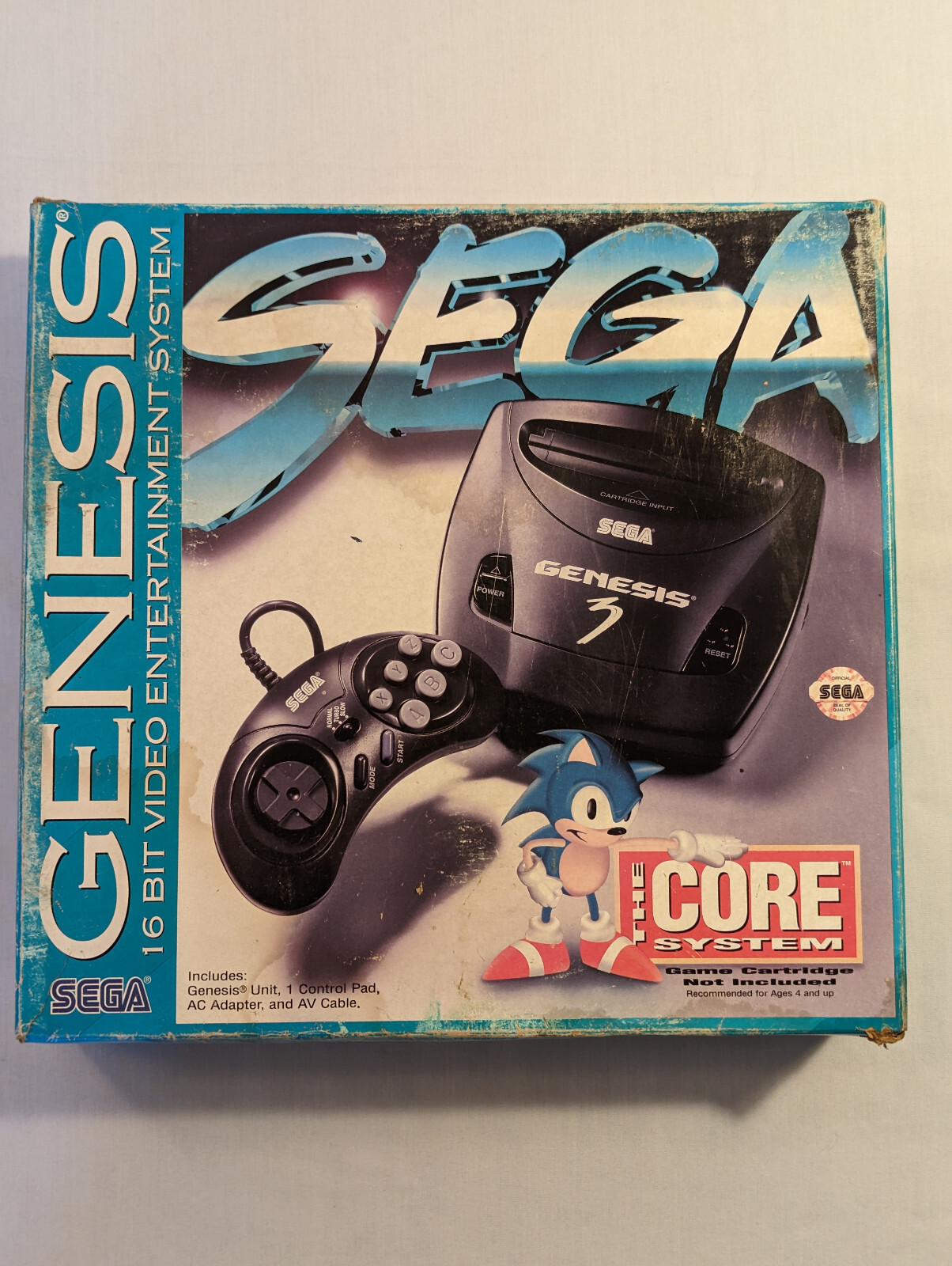 SEGA Genesis 3 Core System console model 3 Open Box LN Complete CiB READ
