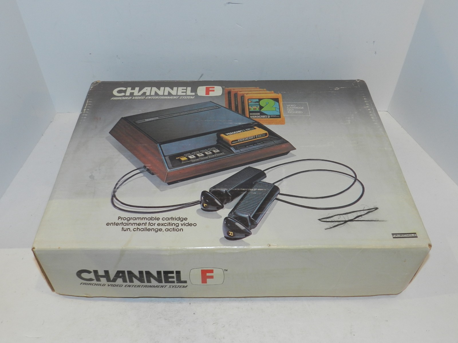 Fairchild Channel F Game Console System Complete in Box CIB Tested 1 Owner
