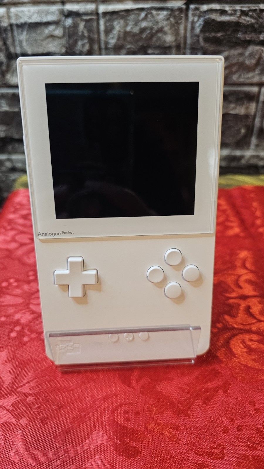 Analogue Pocket FPGA – White Handheld Video Game Console – Tested Working