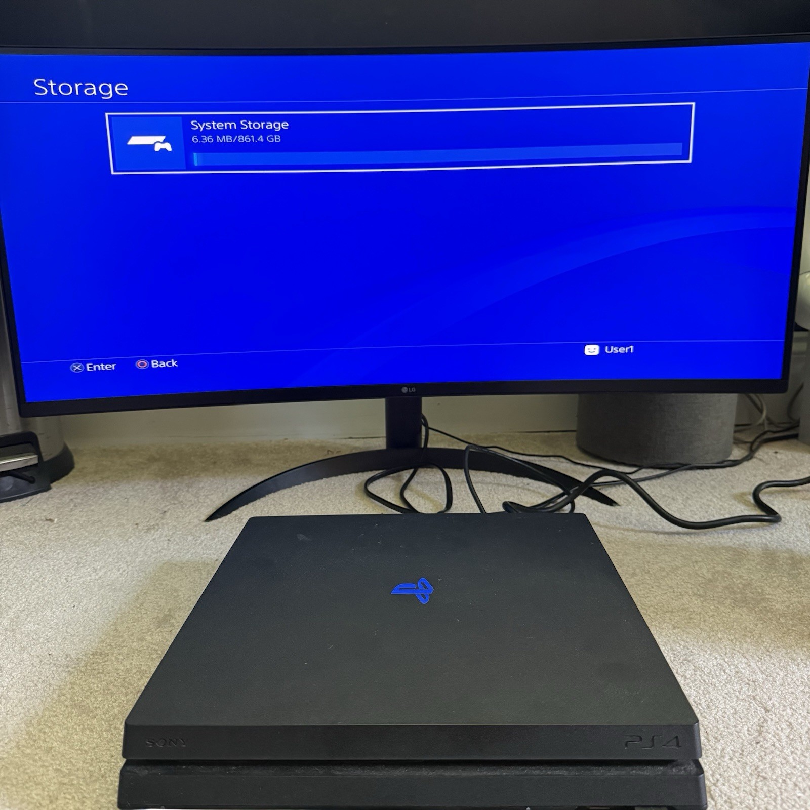 Sony PlayStation 4 Pro PS4 1TB Black Console Gaming System CUH-7215B