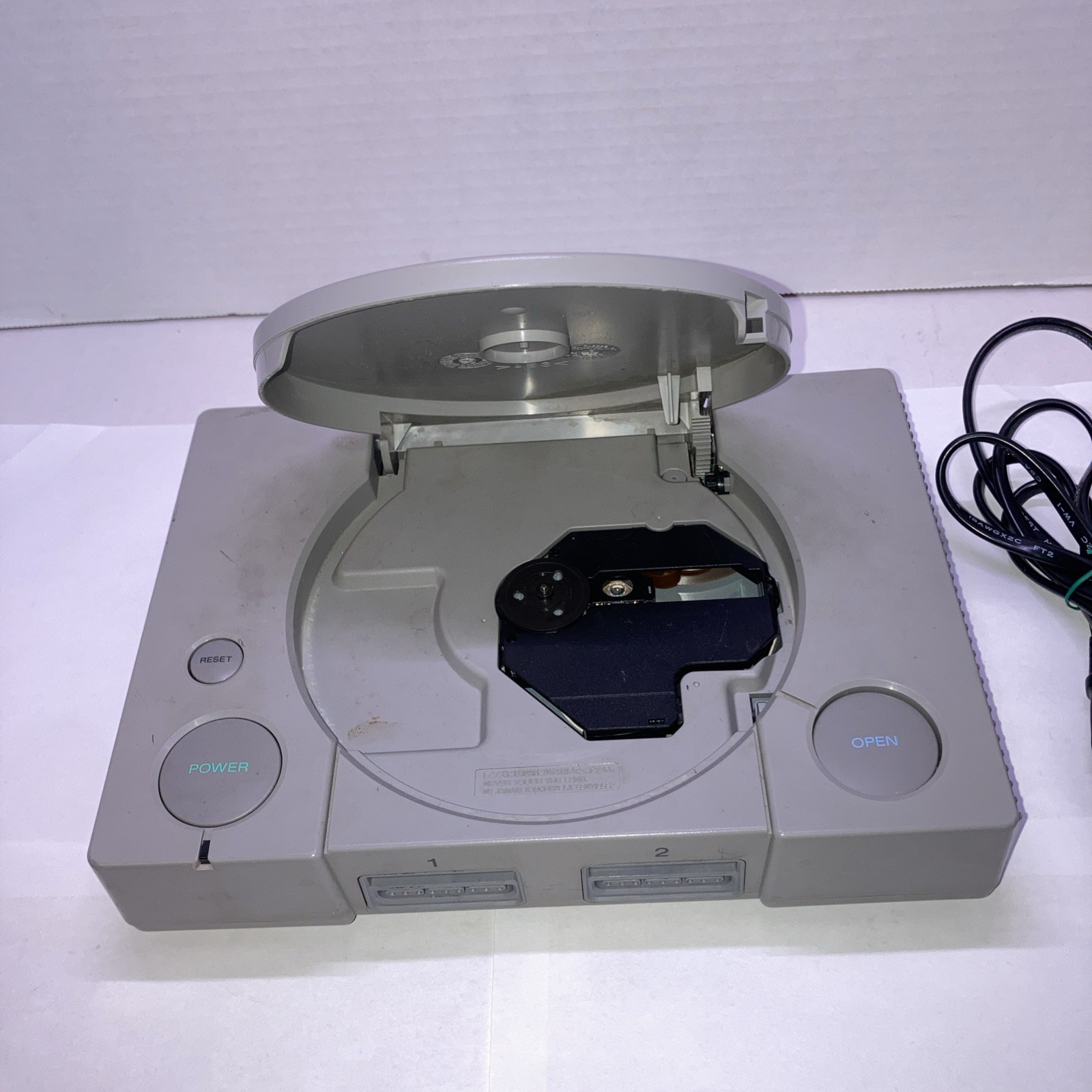 Sony PlayStation 1 PS1 Console for Parts or Repair Powers But Cant Read Missing