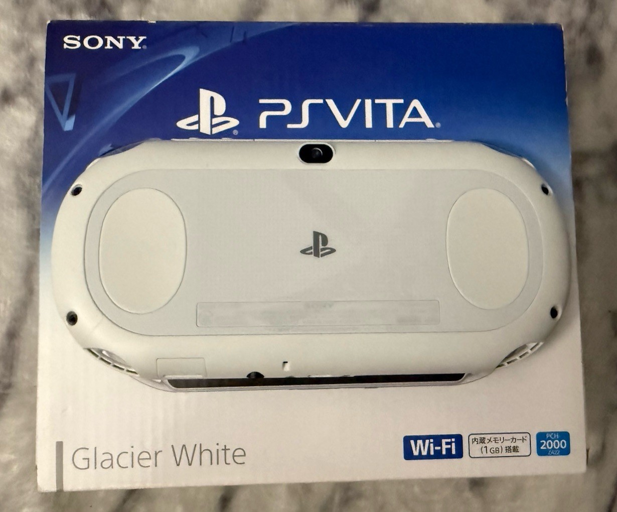 PS Vita PCH-2000 Glacier White W/ Box Charger and 128 Gb Card (READ DESCRIPTION)