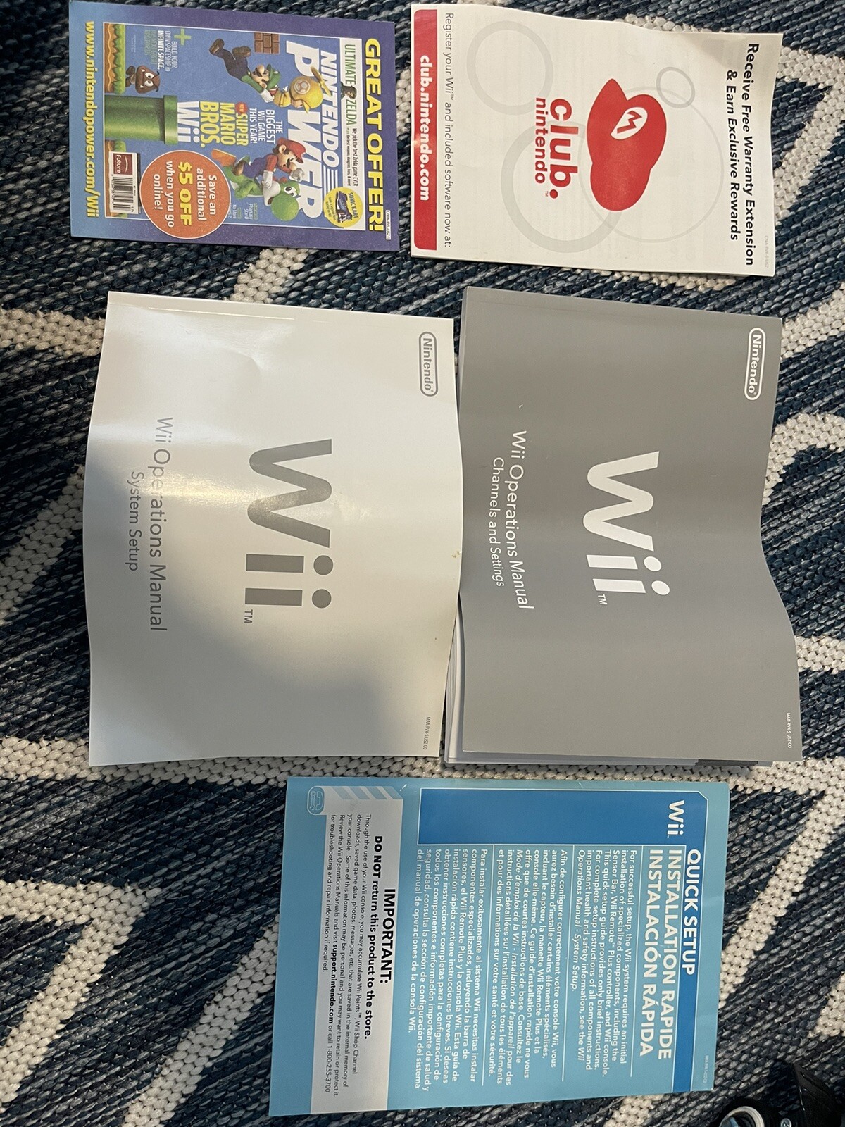 Nintendo Wii RVK S BAAG USZ Limited Edition Console – Blue