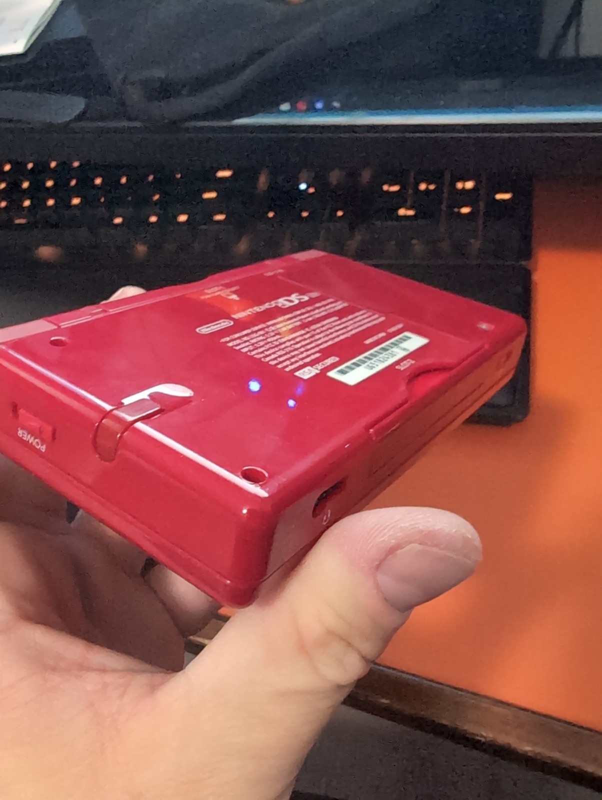 Nintendo DS Lite – red super mario bros – Handheld Console – Very Clean