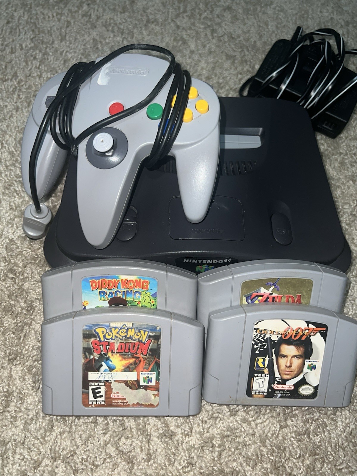 TESTED* RETRO NINTENDO Bundle with Accessories Controllers Games Etc See Pics