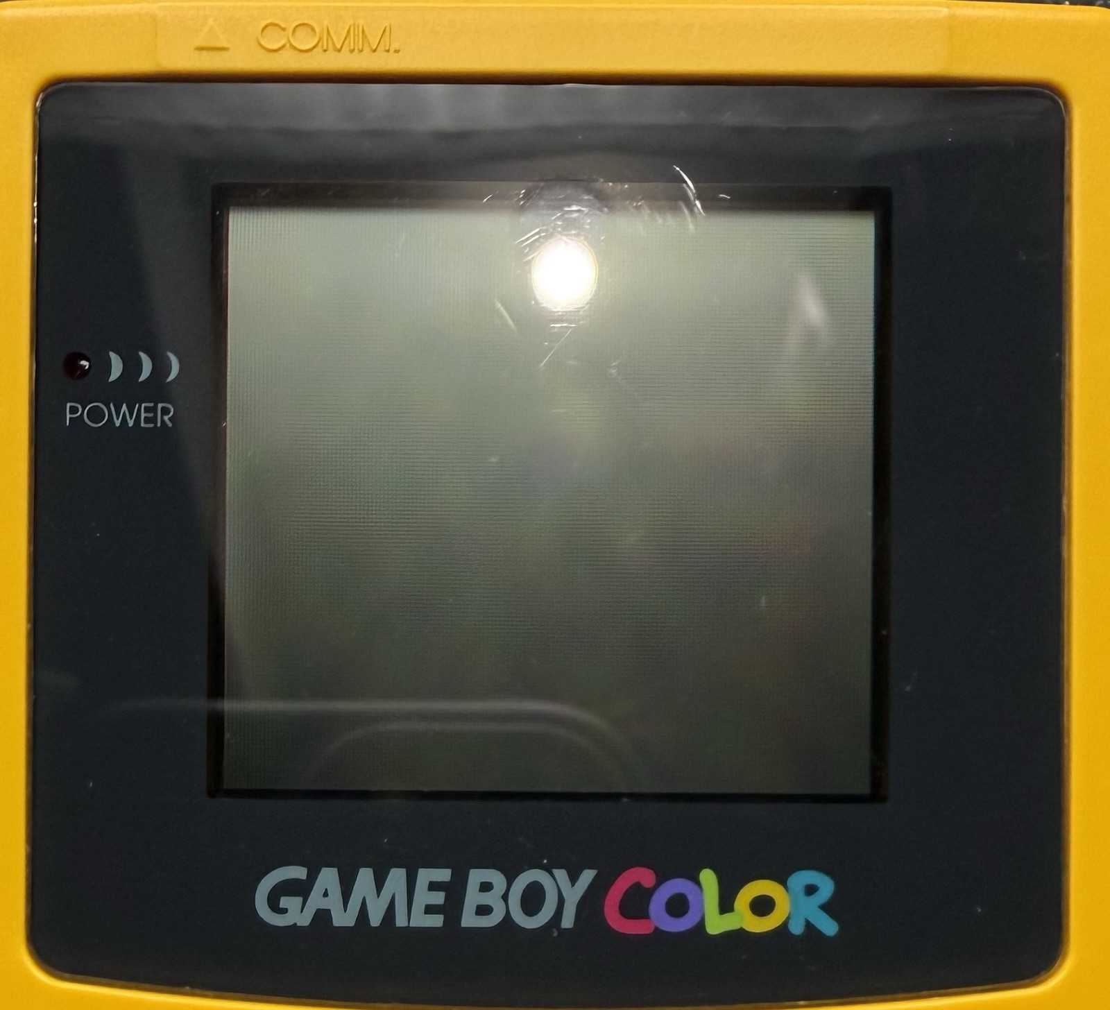 Nintendo Game Boy Color Dandelion Yellow OEM CGB-001 Cleaned & TESTED